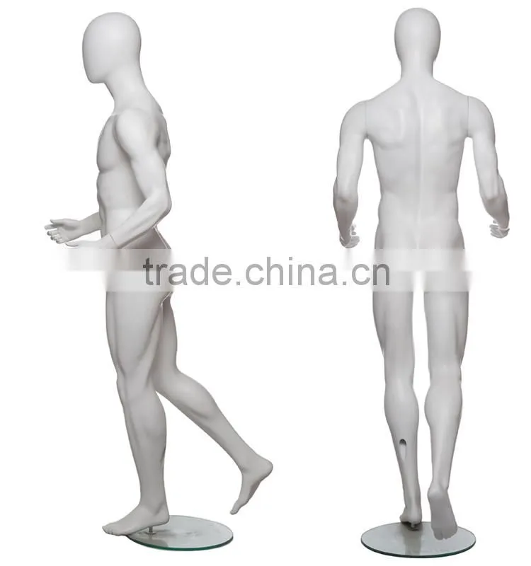male run pose sport mannequin