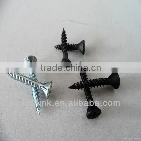 Black drywall screws