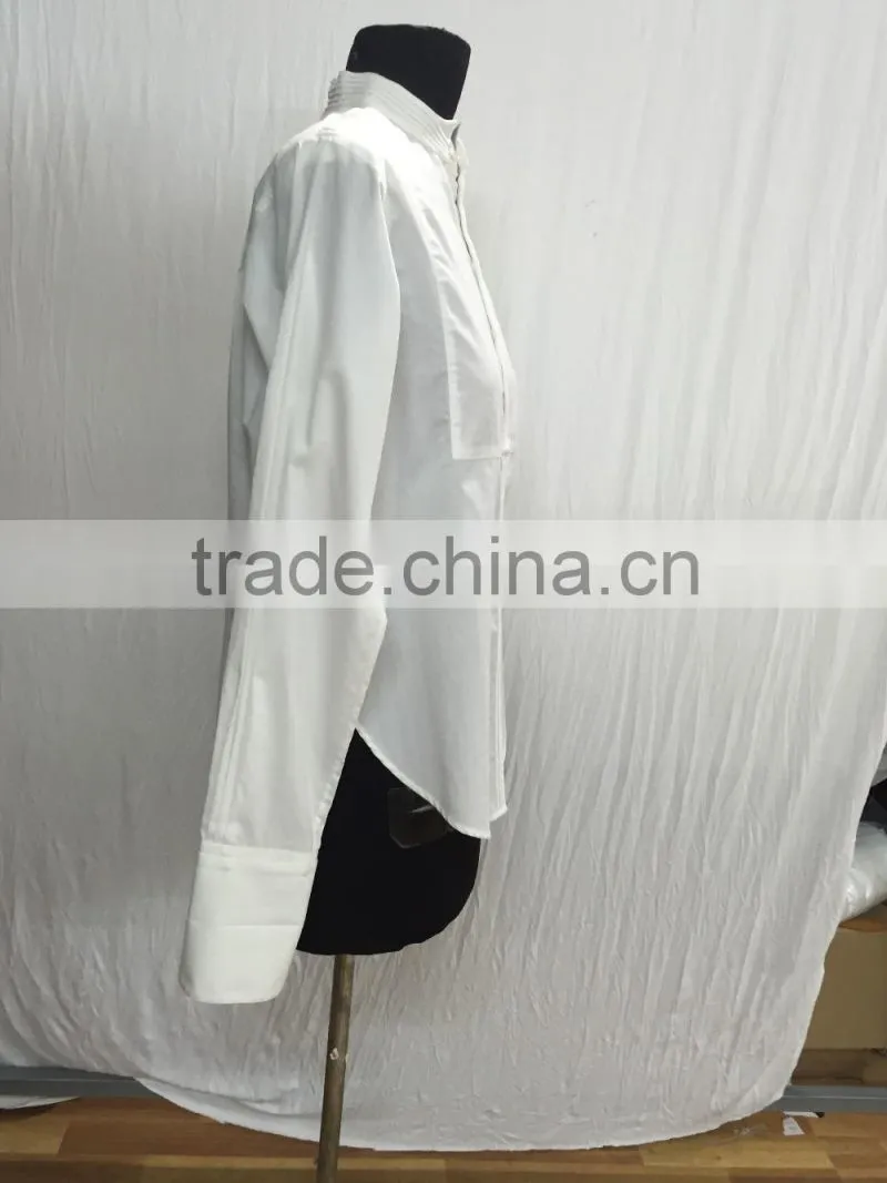 Woman cotton white shirt design