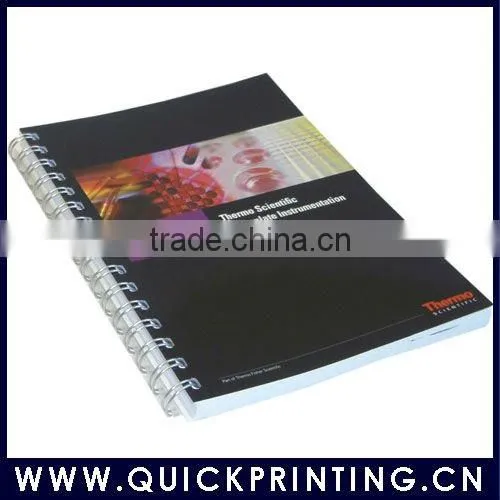 2015 high quality & professional wire-o catalog printing