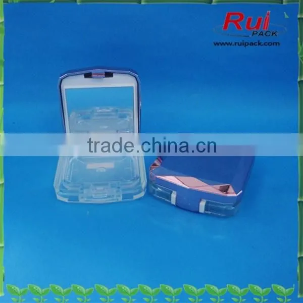 Big selling plastic flip-top cover make up container / BB/CC cream cosmetic make up jar