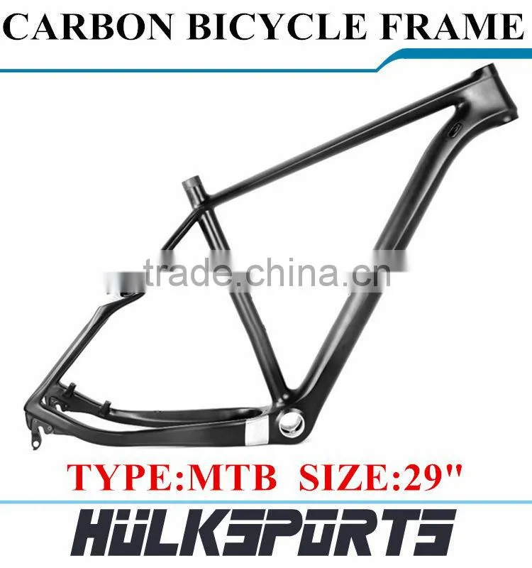 high quality cheap 29ER Carbon MTB bicycle frame carbon mountain bike Carbon frame