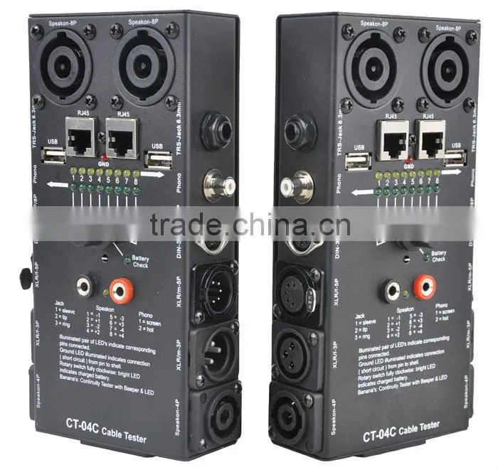 Accuracy Environmental Friendly New Material Cable Tester CT-04B