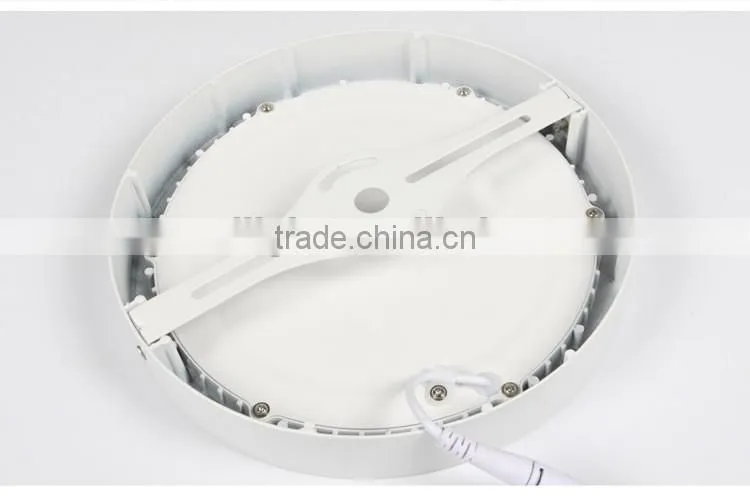 High Quality Aluminum+LGP Mitsubishi Light Guide SMD Chips 18W Face Mounted Round LED Panel Light