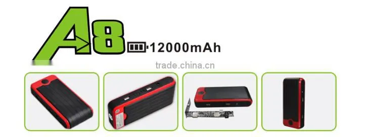 2016 New 12V Car Battery Fast Charge Portable Multi-Function Power Bank Car Jump Starter