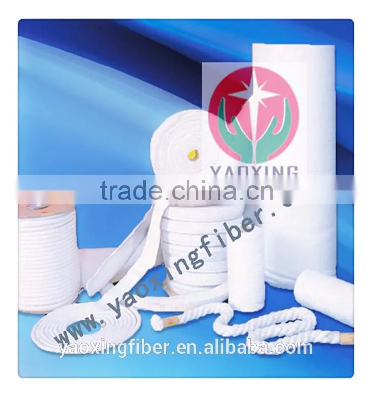 Heat Insulation Ceramic Fiber Tape 1260C 550K Ceramic Fiber Tape Refractory Ceramic Fiber Tape
