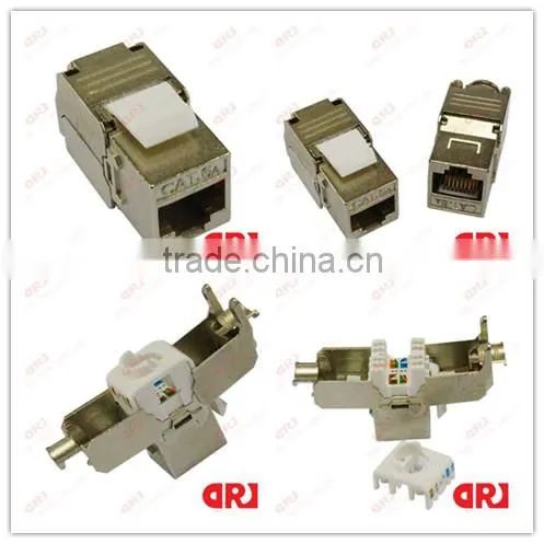 Cat6a FTP RJ45 Inline coupler keystone jack