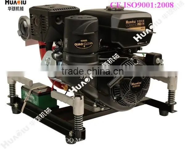 14 HP portable fire pump with Kolher engine