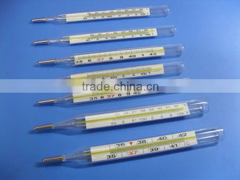 Armpit use Clinical Thermometer oval type
