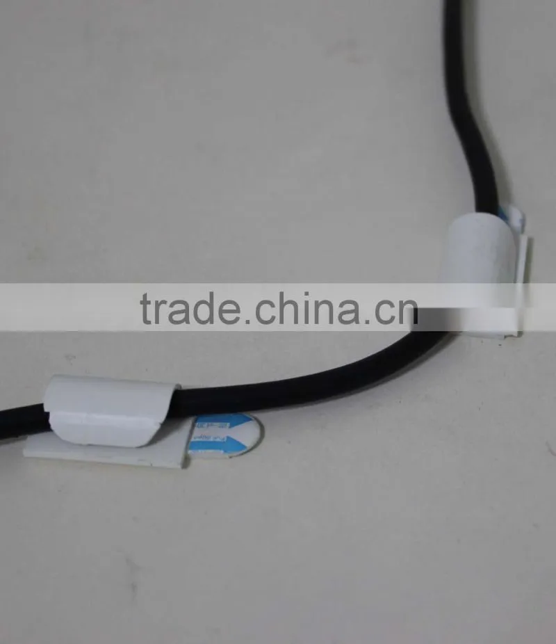 Plastic adhesive wire rope cable grips