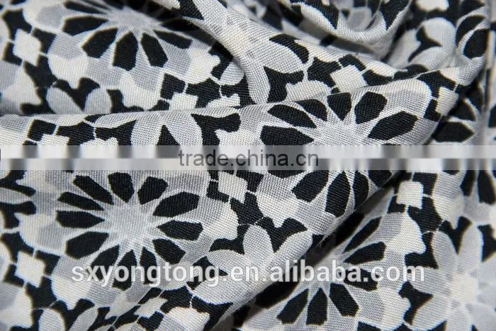 Fashion Style Print Fabric for rayon dresses