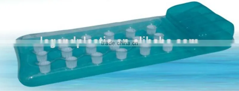 PVC inflatable pocket lounge mattress float
