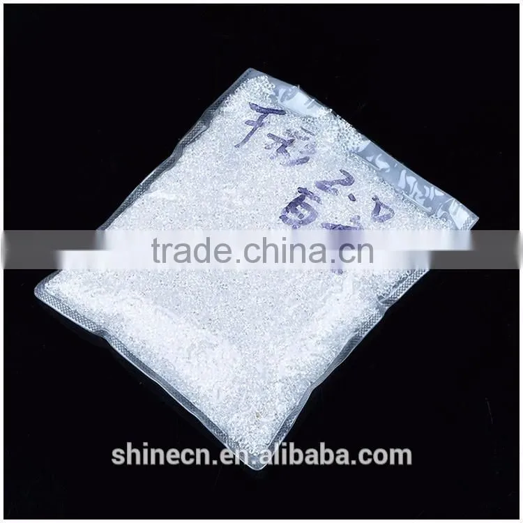 Yiwu wholesale factory direct white chinese shining stone double pointed DIY accessories round hot fix rhinestones