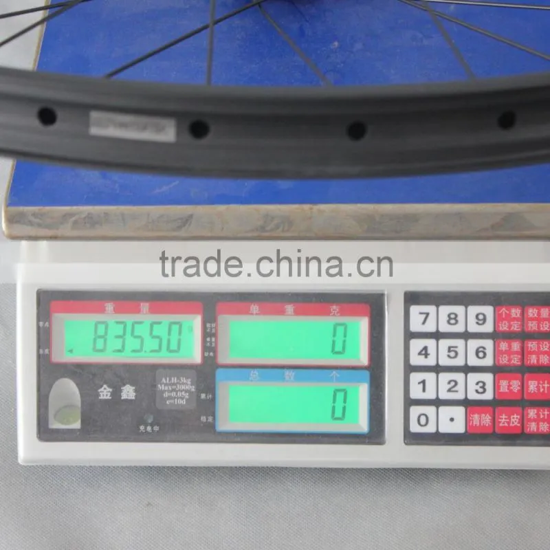 29er 35mm width carbon bike wheelset , clincher bubeless ready carbon all mountain bike wheelset AM290-35-TL