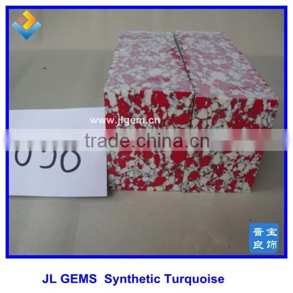 Factory Price Synthetic Turquoise Bricks Rough For Gemstone Jewelry