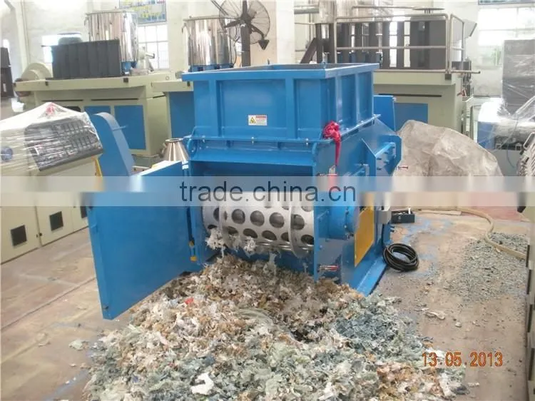 waste packed paper shredder 200kg/h