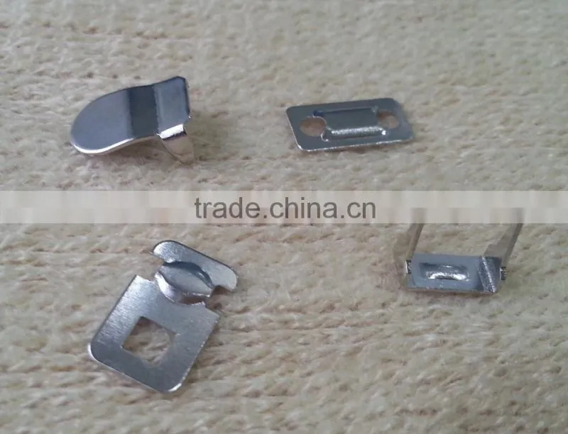 8014B Suit Trousers Metal Hook and Bar in Silver NF --- 8014B
