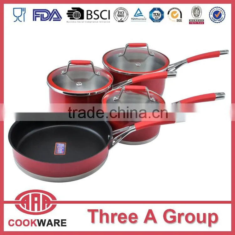 colorful cookware set