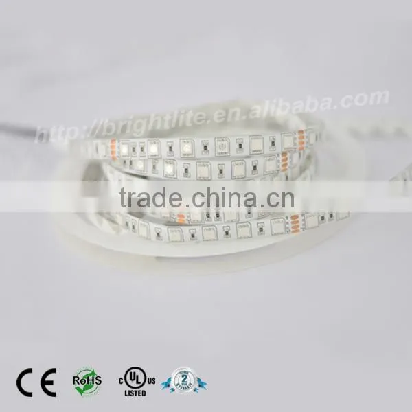 5050 Waterproof IP65 Yellow 60led UL certificate ul listed led strip light