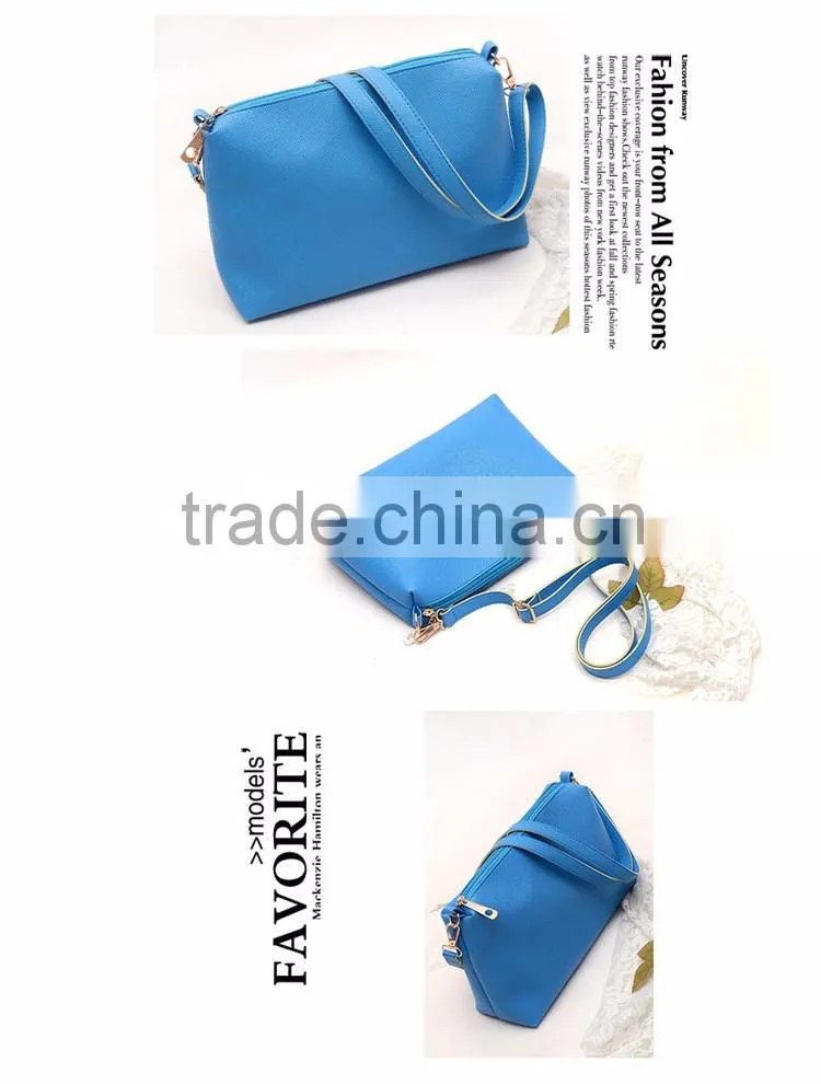 Jelly Color PU and PVC Handbags With inner bag tote bag in bag