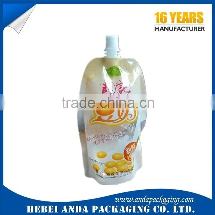 Custom Print Stand up Pouch with Zipper/Plastic Stand up Bag with Spout
