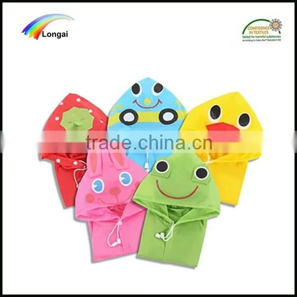2016 Factory wholesale cute fashionable kids raincoat