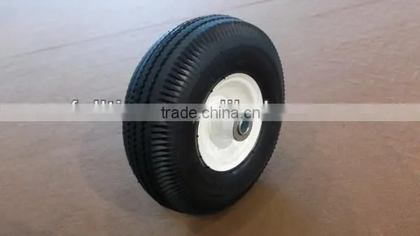 hot sale solid plastic wheels with bearings