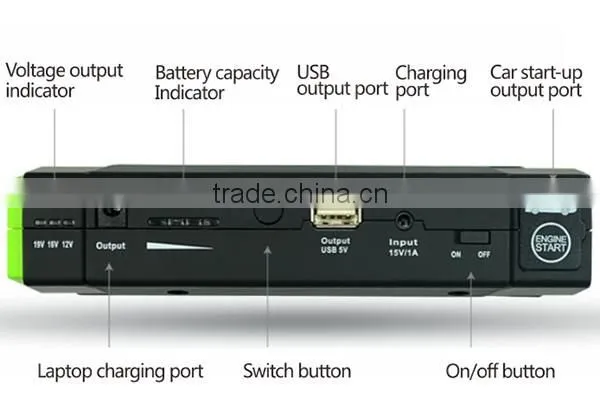 Wireless Charger Hot selling Jump Starter, PC Power Bank and Wireless Charger, Jump Starter