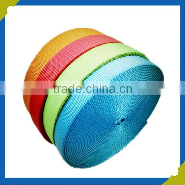 Factory made home textiles nylon webbing colorful woven webbing strap
