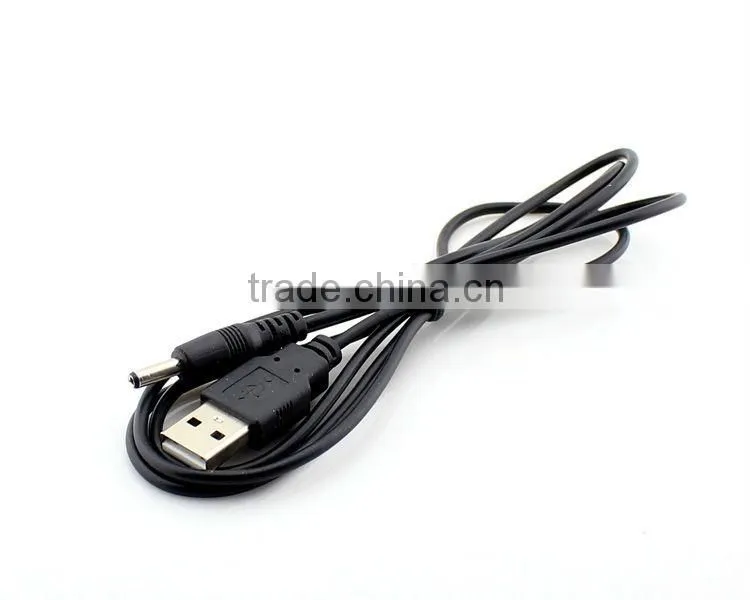 120cm USB Power cable wires with 3.5mm pin cable for flashlight and charger