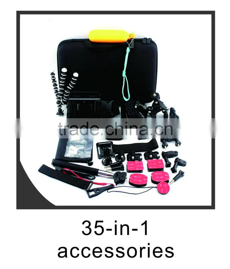 2016 New Wholesale Dog Selfie Mount Kit Pet Dog Harness Chest Band Strap kit for Go Pro camera Hero 3 4 3+ 2 1