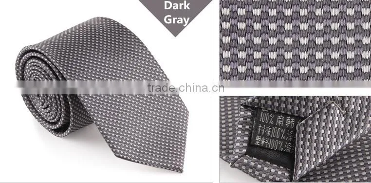 Men black business tie dot formal necktie from china