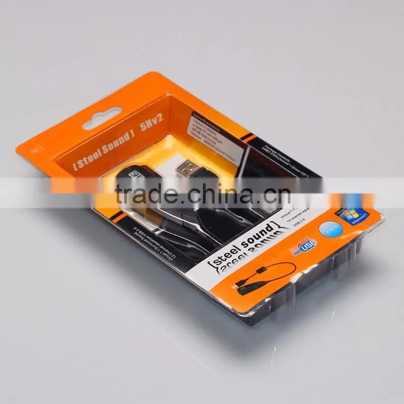 High quality USB 7.1 Channel Sound Adapter External Sound Card