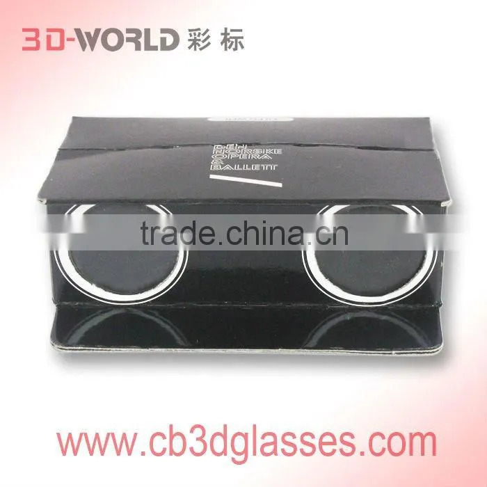 Printed paper diposable 3d binoculars