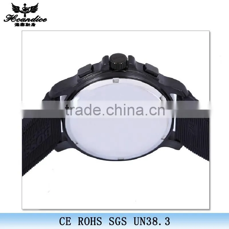 YY-008 Western Custom Logo Big Watch Face Silicone Watch Design Your Own