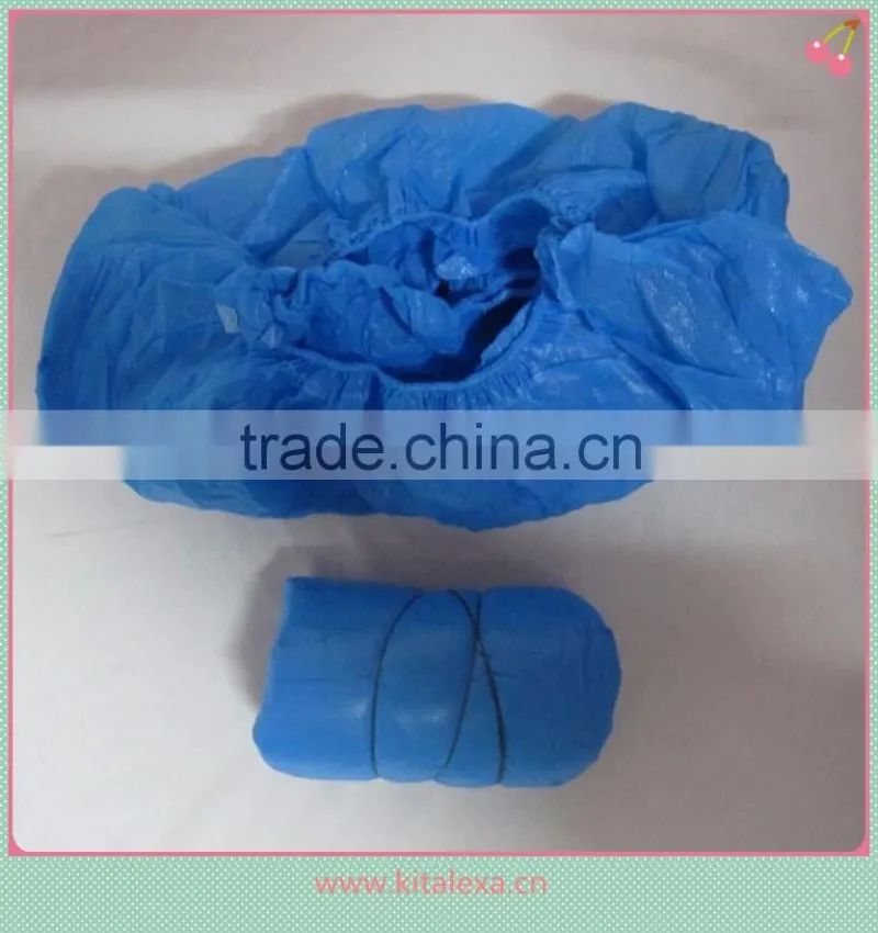 Disposable non-woven shoe cover spot direct sales wholesale multi color optional medical PP shoe cover