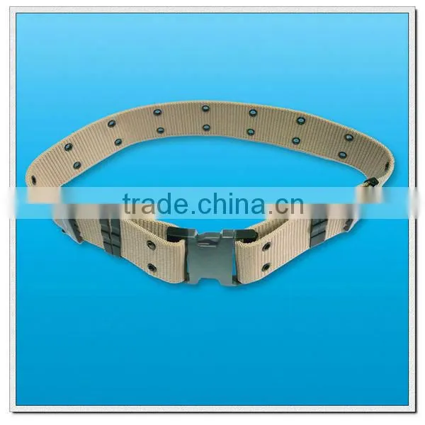 57mm pp military belt with plastic buckle,adjustable belts.custom web belts