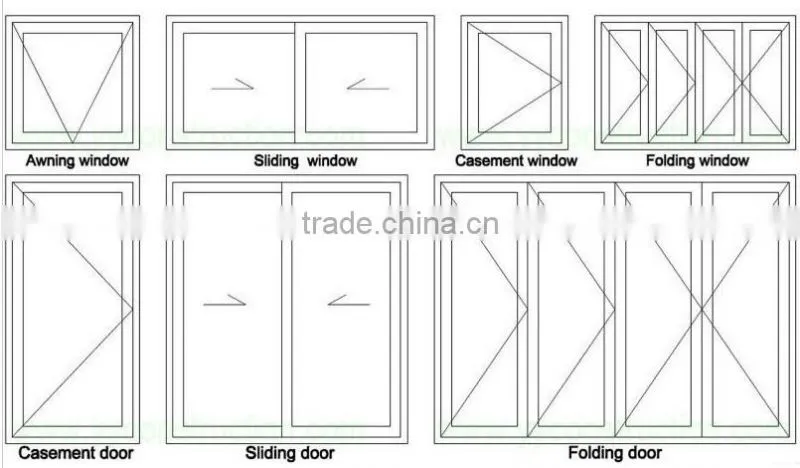European Style High Quality Silding pvc windows,upvc glass sliding window