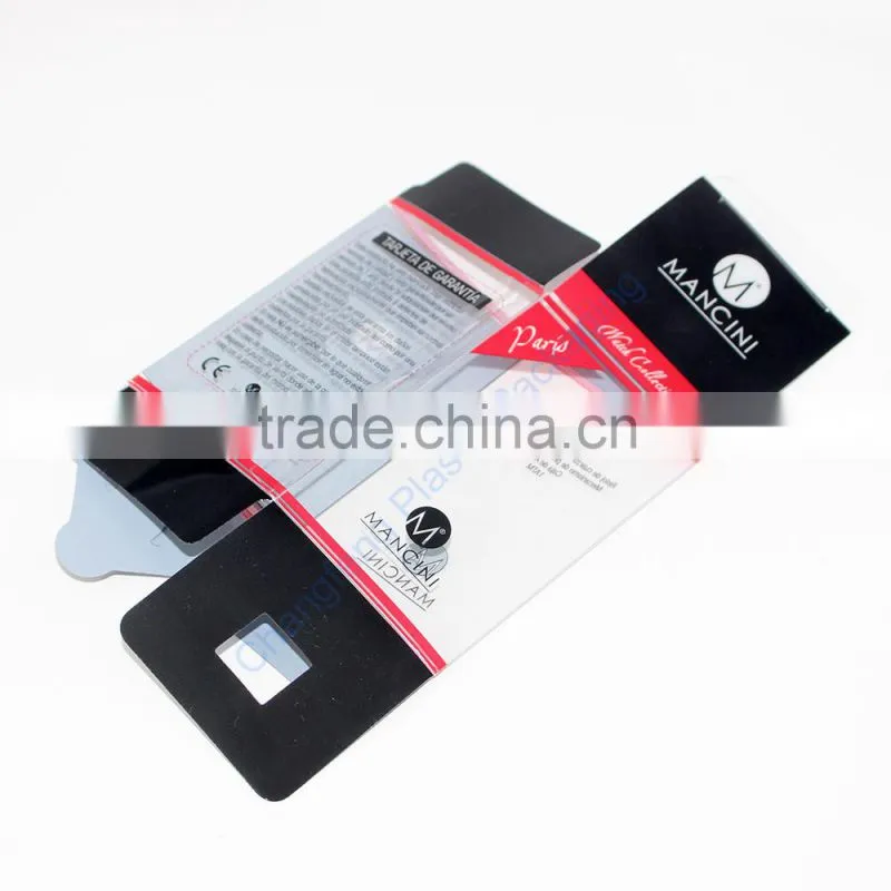 Offset Printing Custom Logo Clear Plastic Watch Box