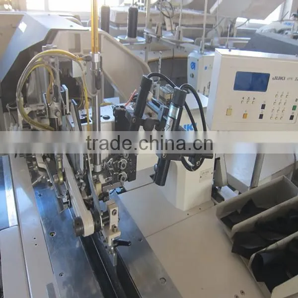useful lower price high quality used juki APW-195N double needle Pocket welting sewing machine