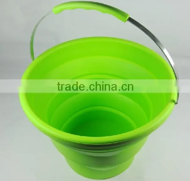 Bright Folding Pail Bucket Garden Equipment