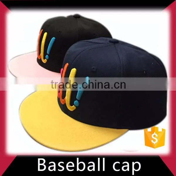 Customizable fashion cotton led 6 panel baseball cap