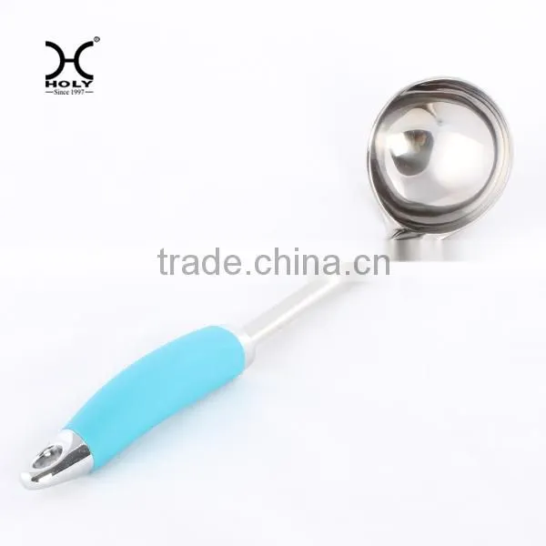 Stainless steel fork with ABS +TPR handle