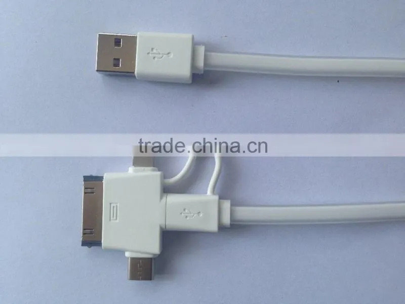4-IN-1 CABLE WITH MICRO, 8PIN, 30PIN AND TYPE C ADAPTOR