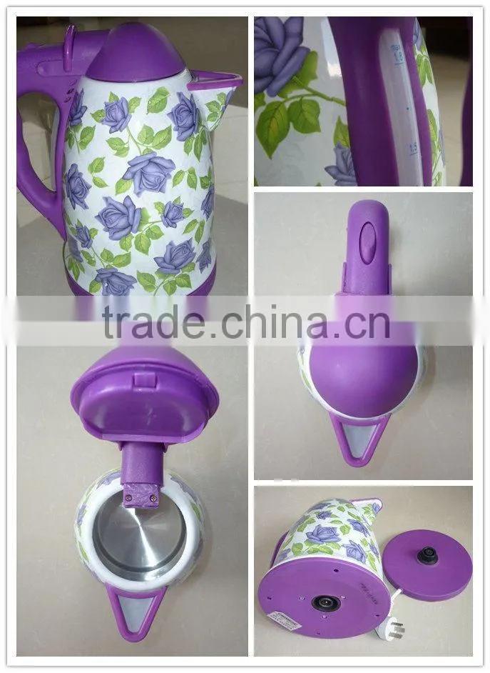 360 degrees rotating basenew designed enamel electric kettle, jug kettle, CE/RoHS approved enamel kettle, enamel water kettle
