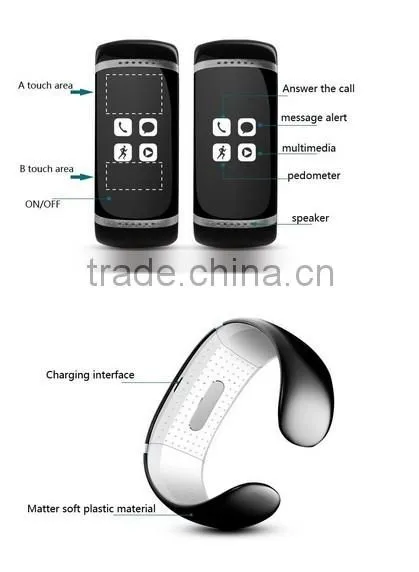 WT-21 Hot 2014 best price smart bluetooth bracelet watch with smartphone, ipad, tablet bluetooth bracelet manual