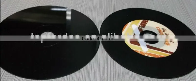Black Vinyl CD Printable 52X 700M