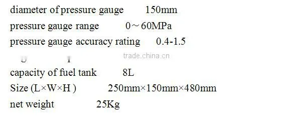 HC600 Normal injection nozzle tester