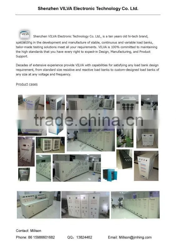 Medium Voltage 10.5kV 2000kW Resistive load bank