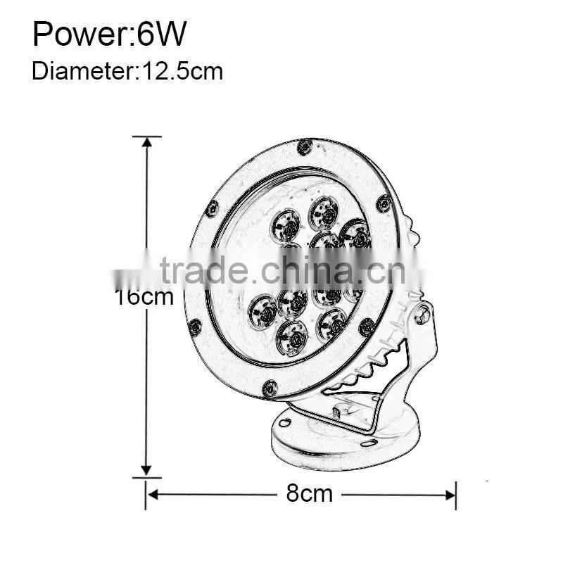 18w outdoor spot light/ waterproof led outdoor spotlights